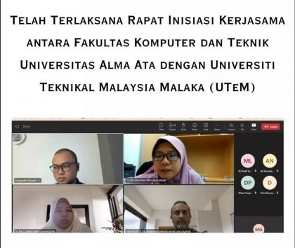 Rapat Inisiasi Kerjasama Antara FKT UAA dengan Universiti Teknikal Malaysia Malaka (UTEM)