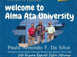 Welome to Alma Ata University, Paulo Armindo F. Da Silva!